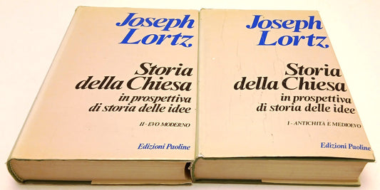 LD- STORIA DELLA CHIESA 2 VOLUMI - JOSEPH LORTZ - PAOLINE --- 1987- CS- XFS41