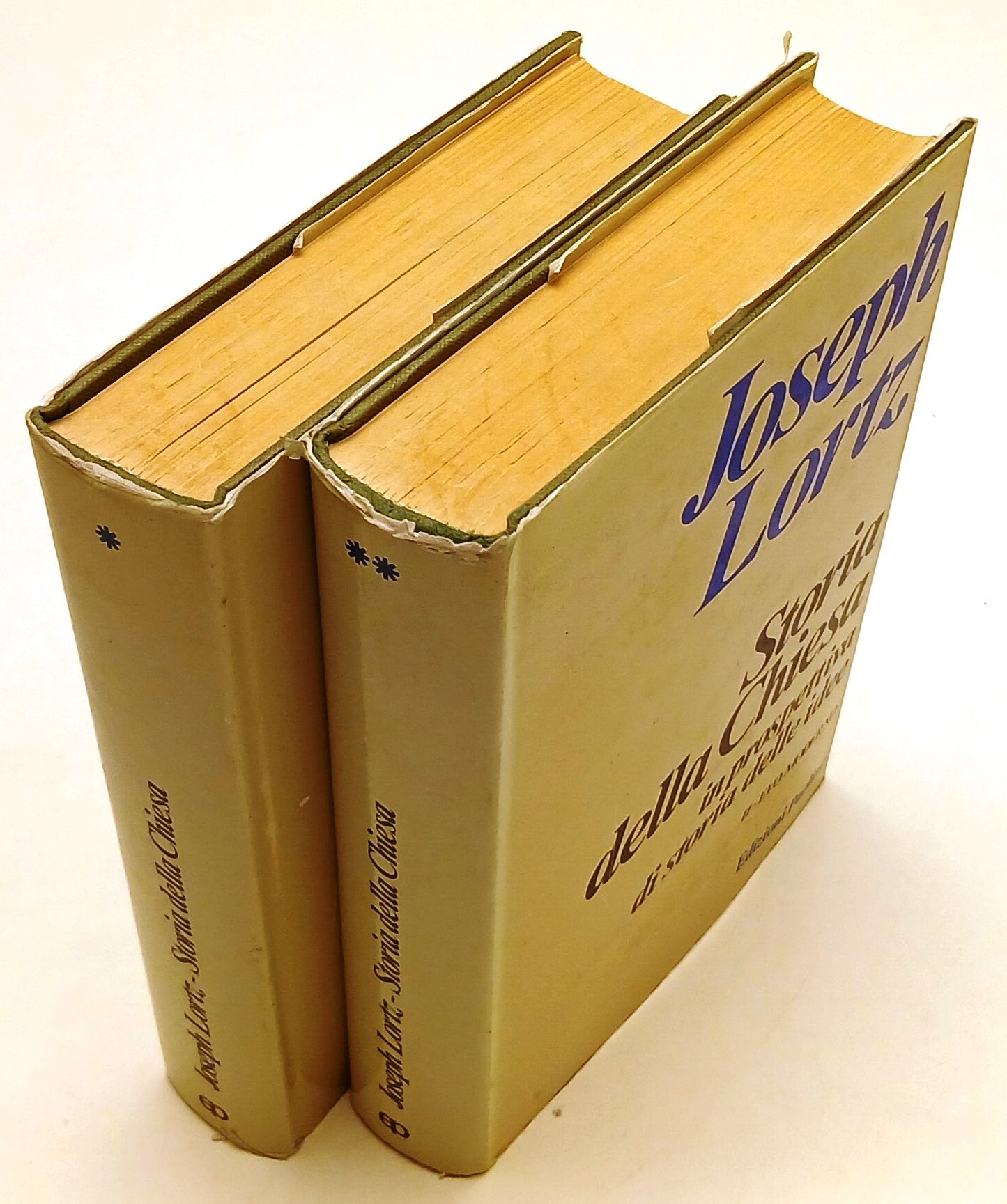 LD- STORIA DELLA CHIESA 2 VOLUMI - JOSEPH LORTZ - PAOLINE --- 1987- CS- XFS41