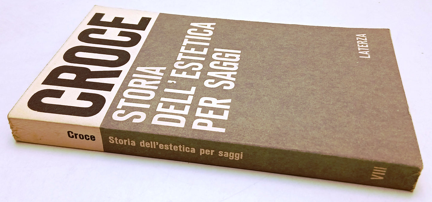 LS- STORIA DELL'ESTETICA PER SAGGI VIII - BENEDETTO CROCE- LATERZA- 1967- B- XFS