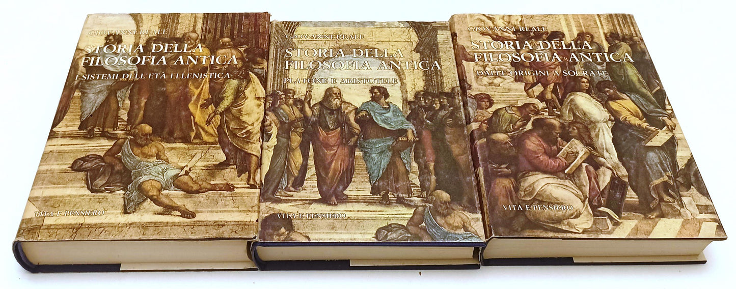 LS- STORIA DELLA FILOSOFIA ANTICA 1/5 - GIOVANNI REALE- VITA PENSIERO- CS- JXS17