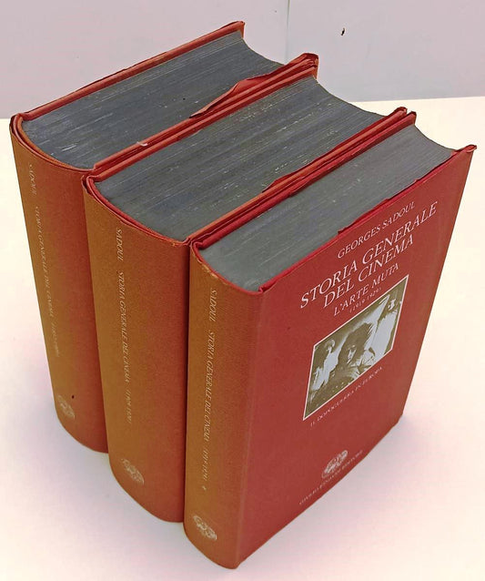 LW- STORIA GENERALE DEL CINEMA 3 VOLUMI - GEORGES SADOUL- EINAUDI- 1963- CS- XFS