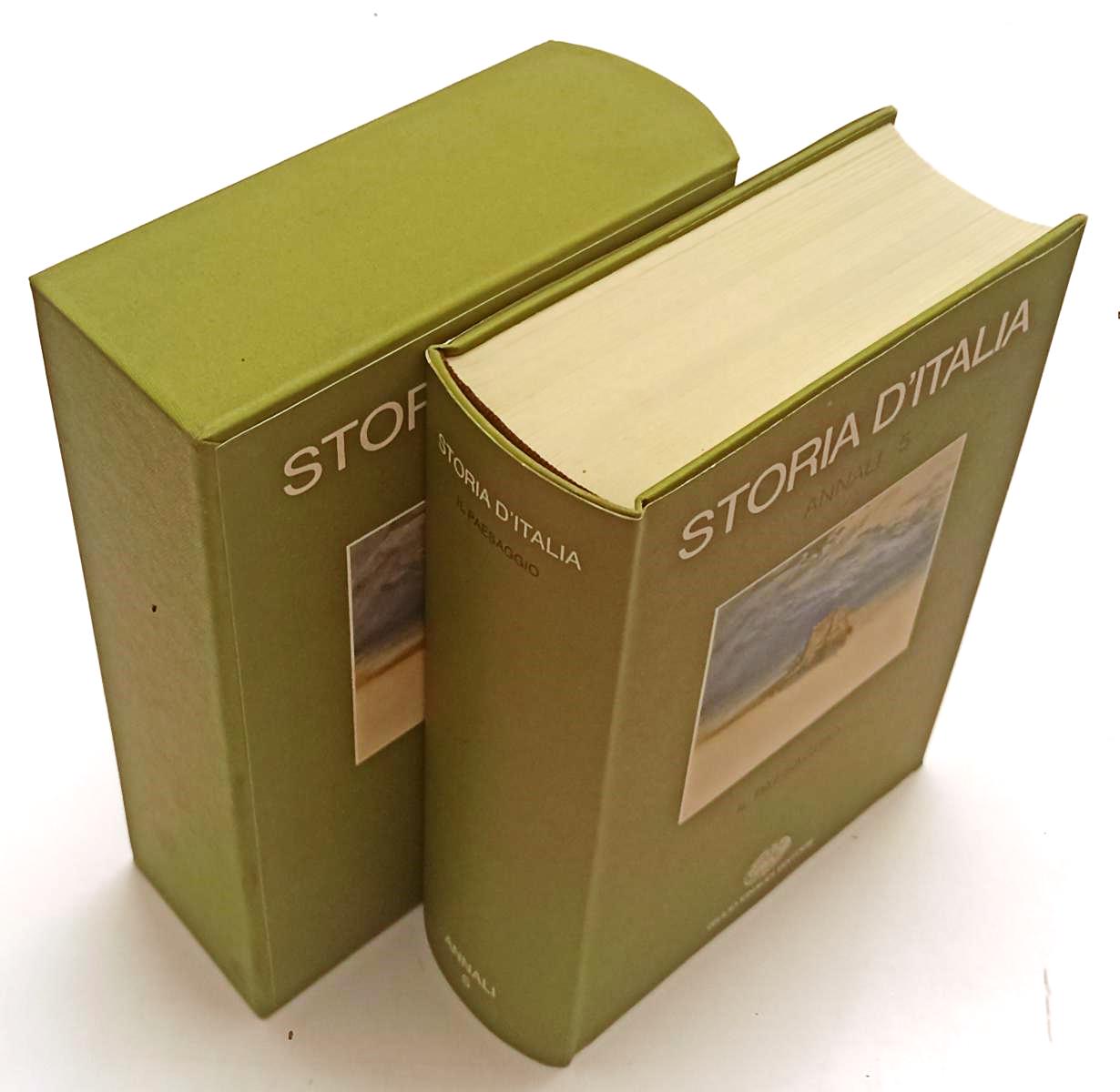 LS- STORIA D'ITALIA ANNALI 5 IL PAESAGGIO - EINAUDI - 1a ED. - 1982 - CS- XFS