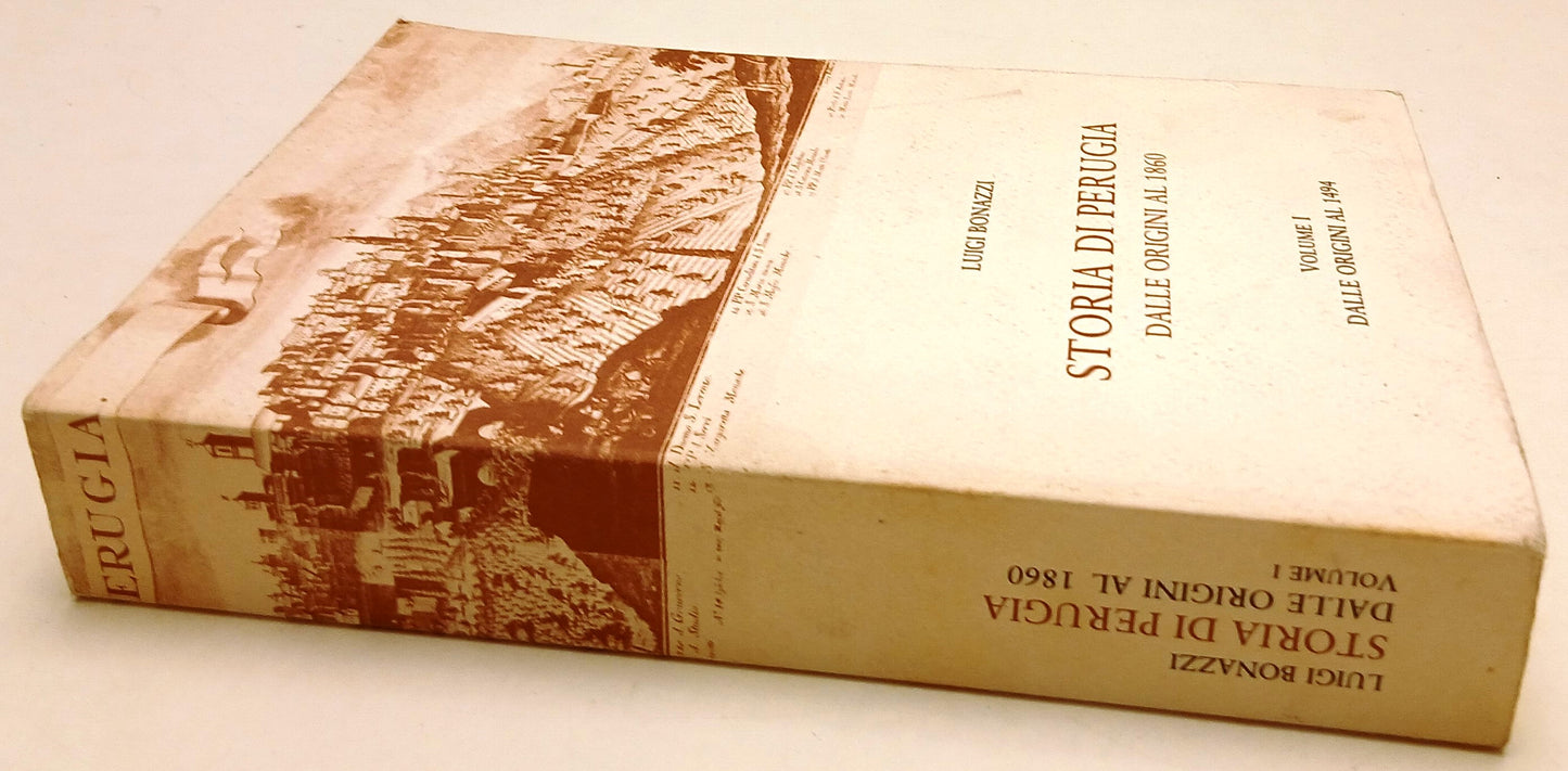 LS- STORIA DI PERUGIA DALLE ORIGINI AL 1860 2 VOLUMI- LUIGI BONAZZI- 1994- ZFS13