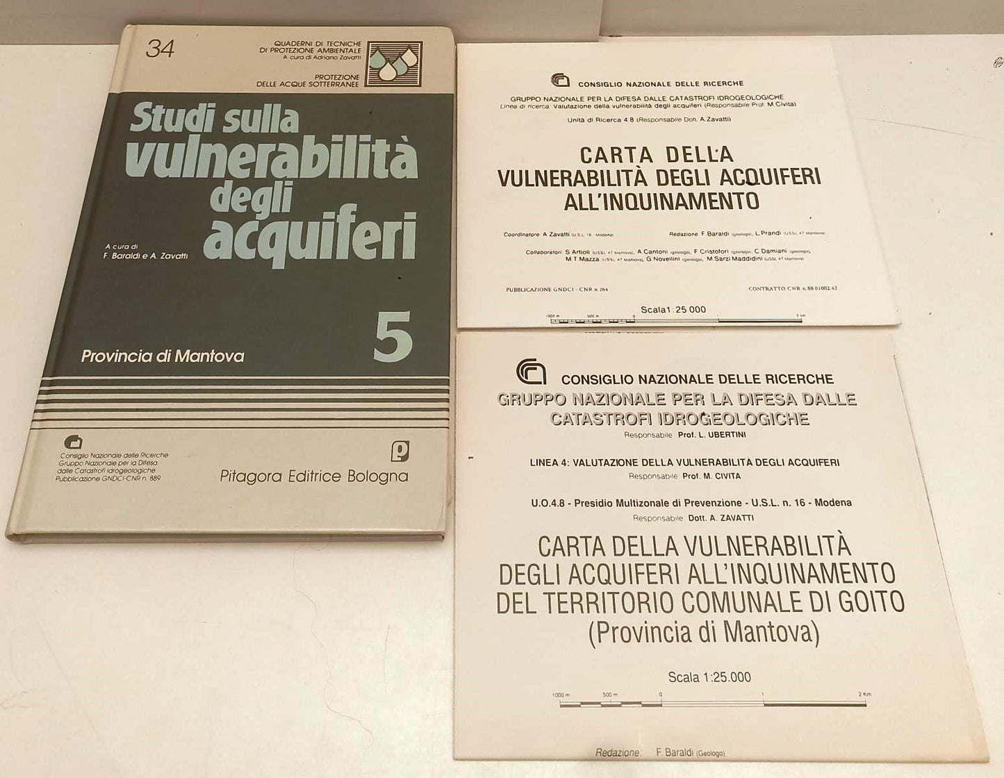 LZ- STUDI VULNERABILITA' ACQUIFERI 5 MANTOVA- BARALDI- PITAGORA- 1994- C- YFS455