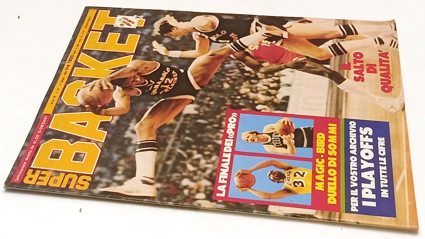 LR- RIVISTA SUPER BASKET N.14 1984 LA FINALE DEI PRO MAGIC BIRD - RVSa348