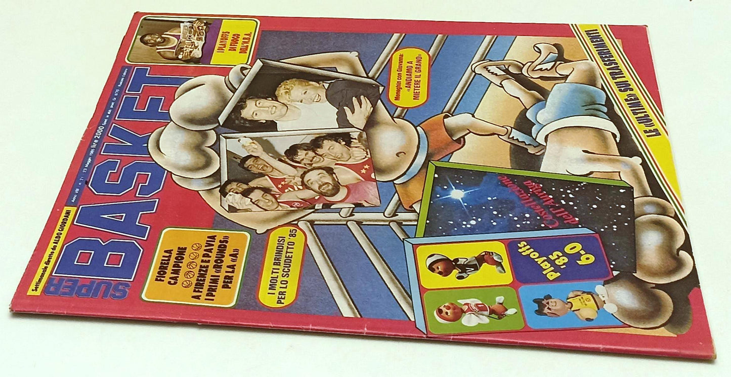 LR- RIVISTA SUPER BASKET N.21 1985 LE ULTIME SUI TRASFERIMENTI - RVSa351