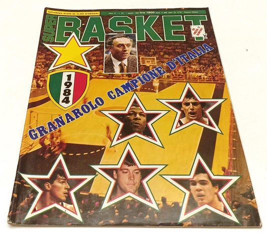 LR- RIVISTA SUPER BASKET N.23 1984 GRANAROLO CAMPIONE D'ITALIA - RVSa357