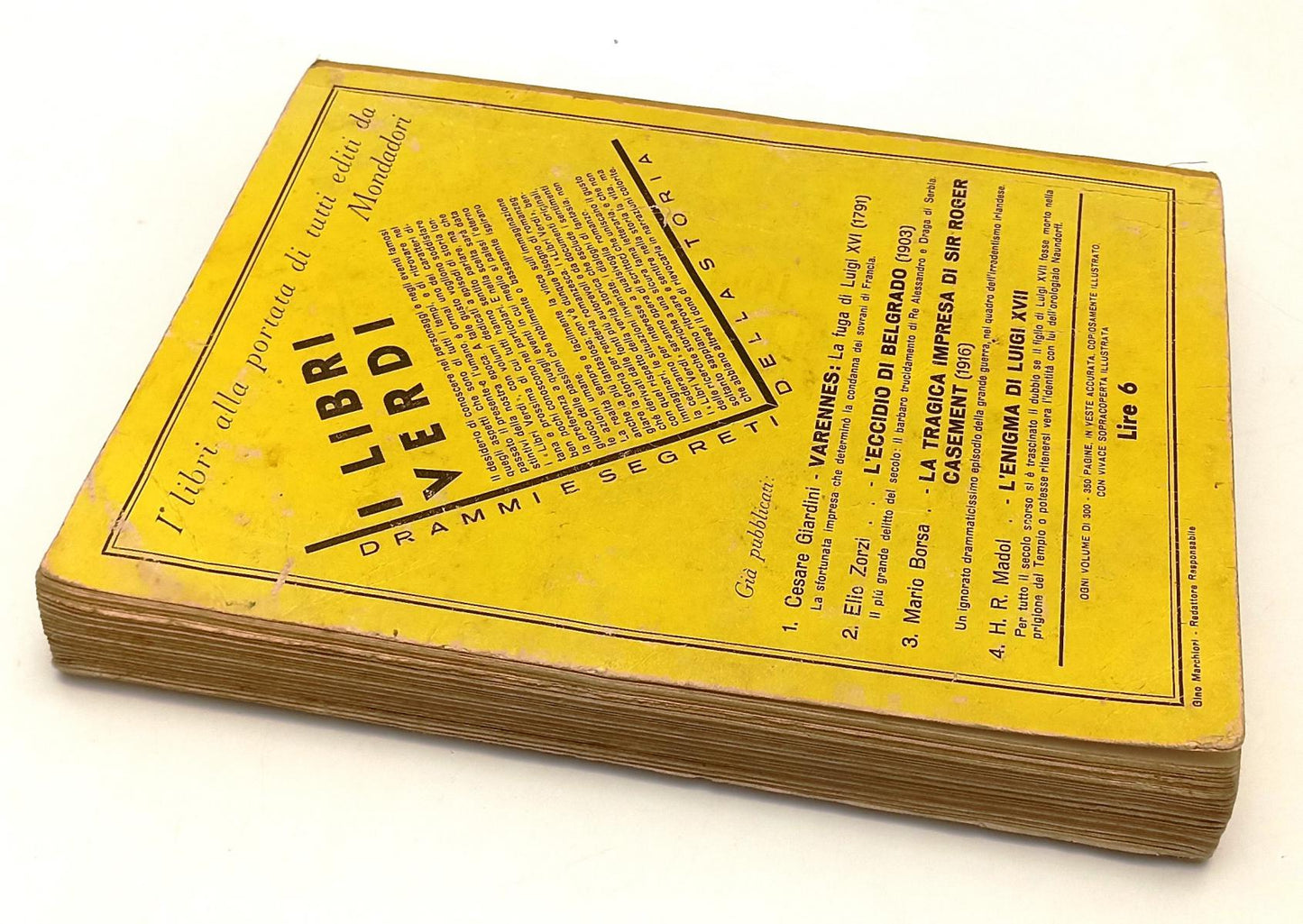 LG- IL SUPERGIALLO 5 GRANDI ROMANZI - EDGAR WALLACE- MONDADORI--- 1932- B- XFS67