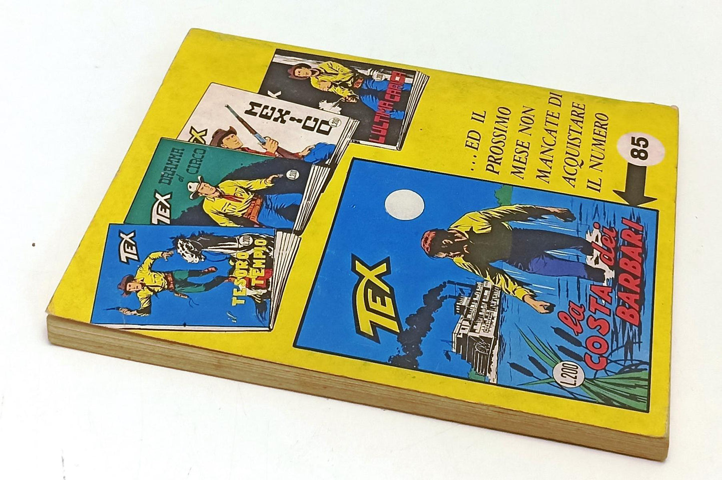 FB- TEX N.84 200 LIRE IL RE DEL TERRORE -- BONELLI - 1967 - B - D24