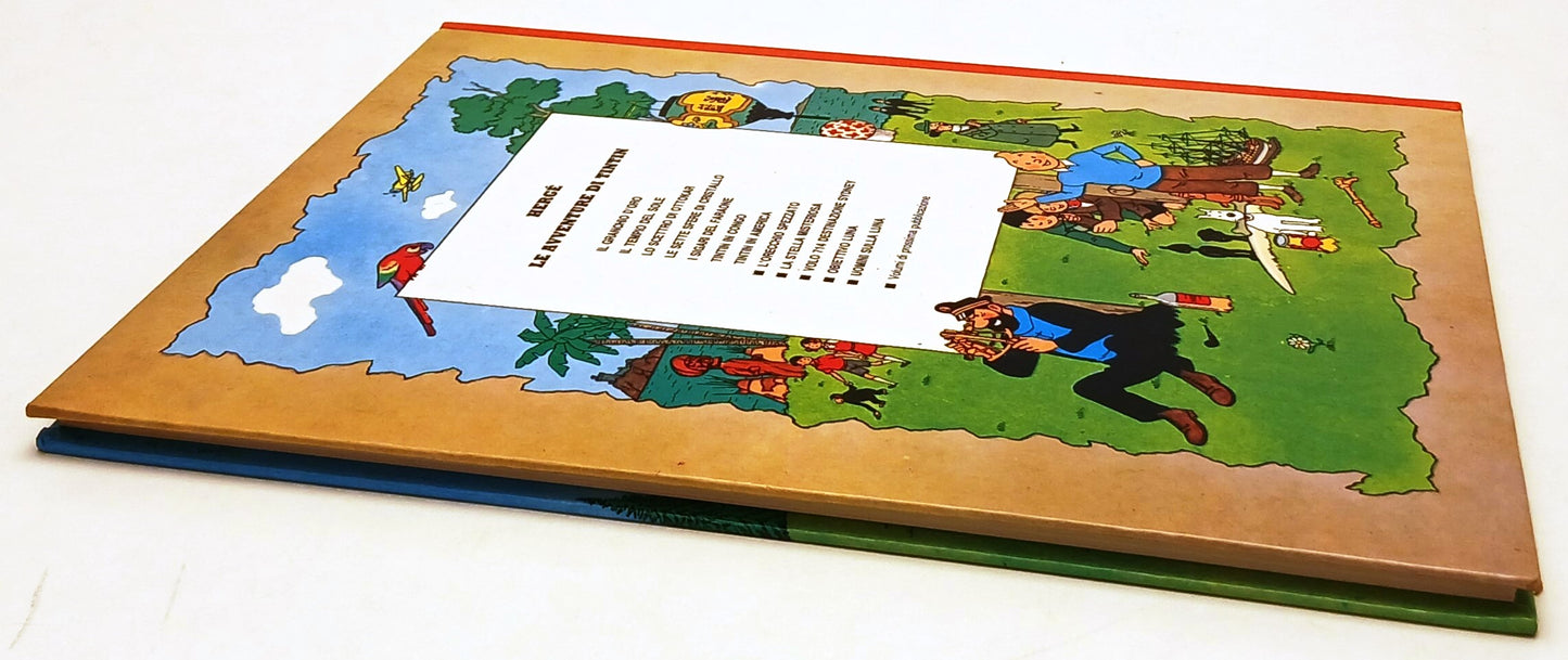 FV- LE AVVENTURE DI TINTIN IN AMERICA - HERGE' - COMIC ART - 1989 - C - H25