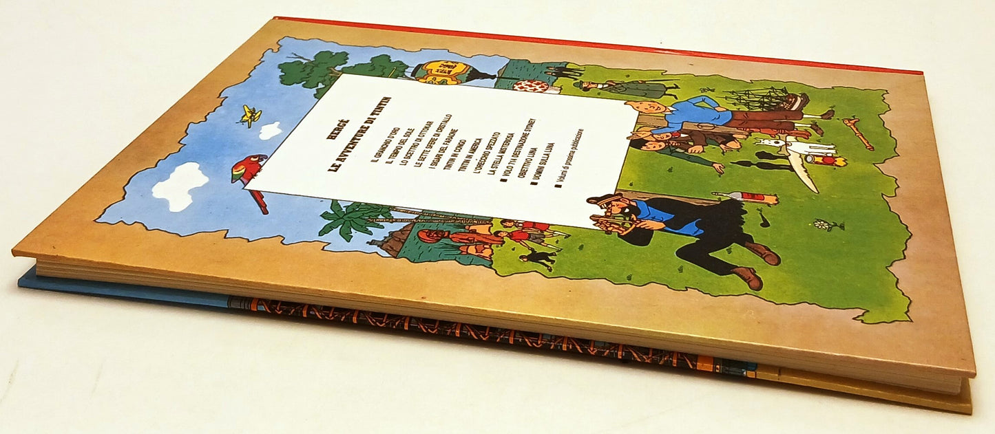 FV- LE AVVENTURE DI TINTIN OBIETTIVO LUNA - HERGE' - COMIC ART - 1990 - C - H25