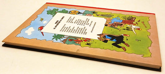 FV- LE AVVENTURE DI TINTIN NEL PAESE DELL'ORO NERO - HERGE' - COMIC ART-- C- H25