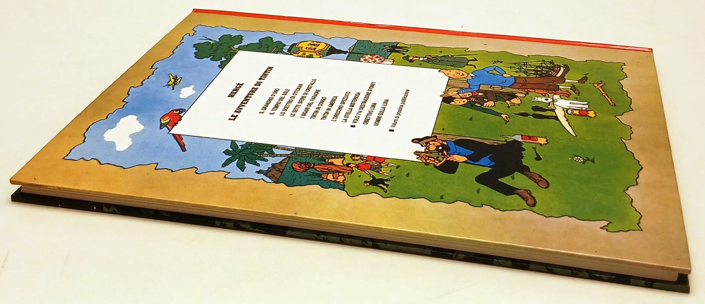 FV- LE AVVENTURE DI TINTIN UOMINI SULLA LUNA - HERGE' - COMIC ART - 1990- C- H25