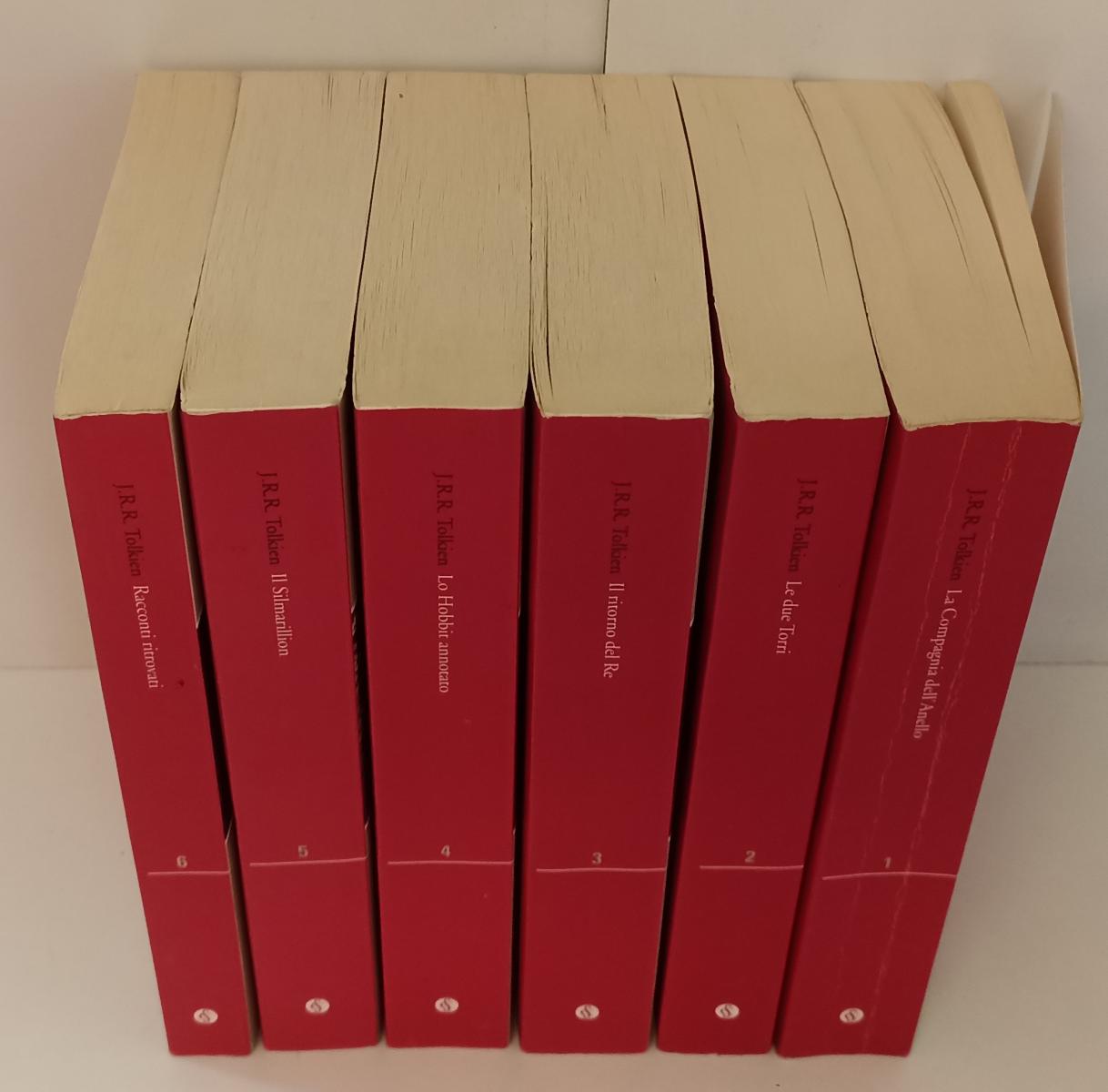 LF- BIBLIOTECA FANTASY 1/6 SIGNORE ANELLI HOBBIT SILMARILLION - TOLKIEN - B- XFS