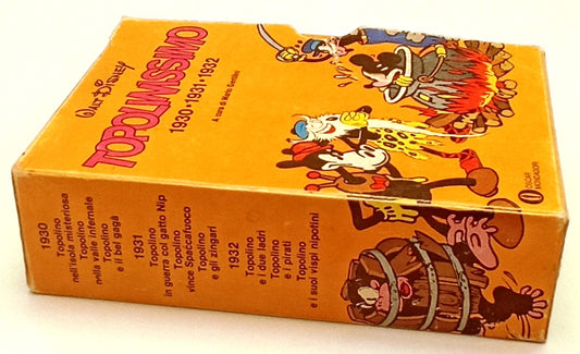 FD- TOPOLINISSIMO 1930 1931 1932 COFANETTO 3 VOLUMI - OSCAR MONDADORI- 1975- F25