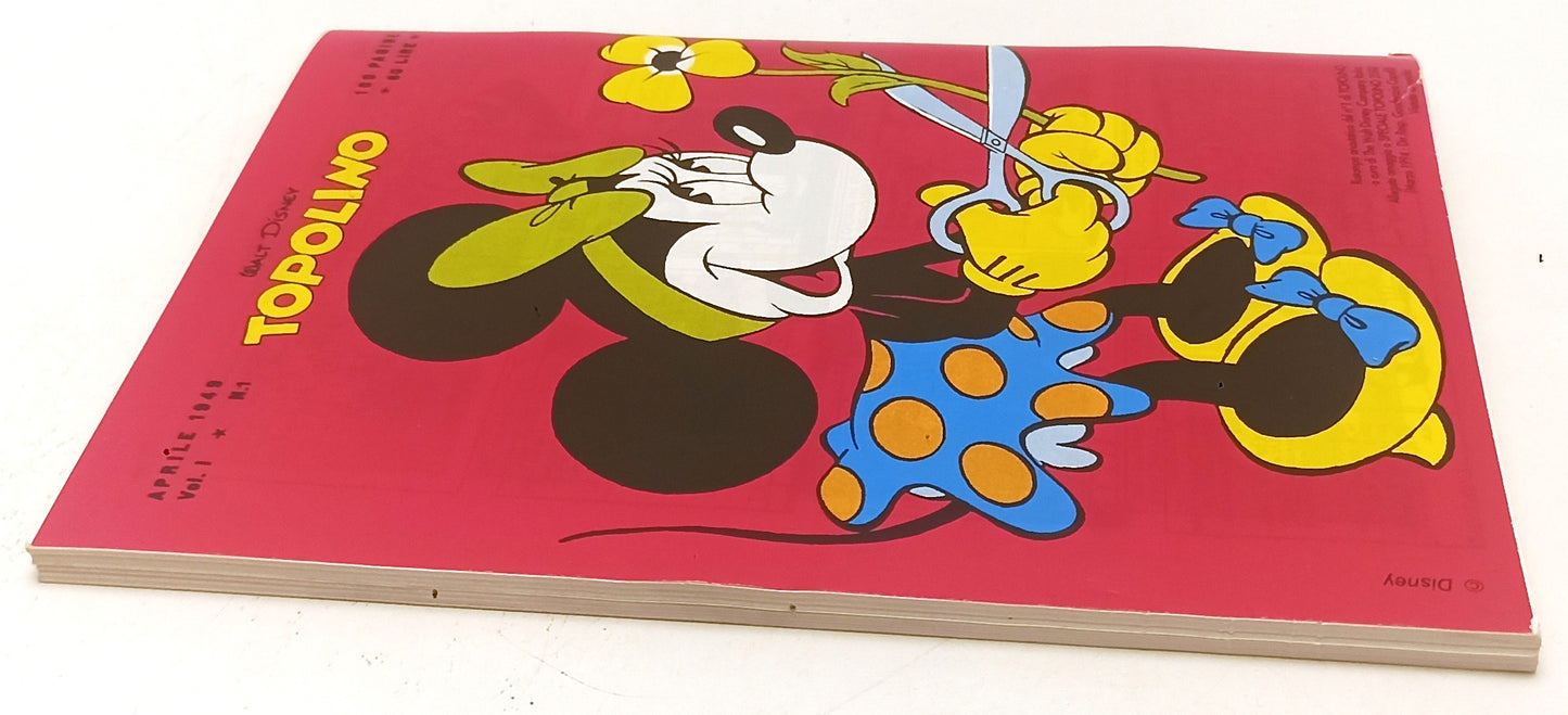 FD- TOPOLINO N.1 1949 RISTAMPA ANASTATICA Allegato speciale 2000- DISNEY- S- D25