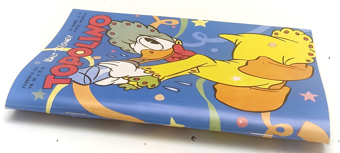 FD- TOPOLINO N.24 RISTAMPA ANASTATICA LIBRETTO -- DISNEY MONDADORI -- S - F25