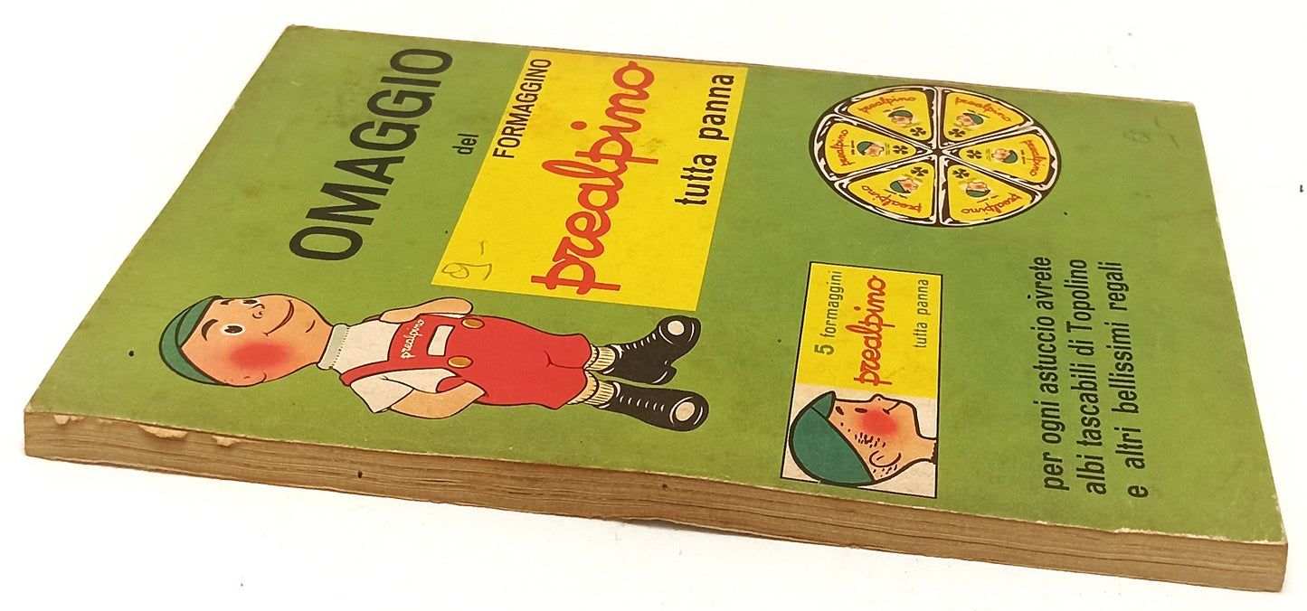 FD- TOPOLINO N.352 COMPLETO DI BOLLINO E FIGURINE- DISNEY MONDADORI- 1962- B-D25