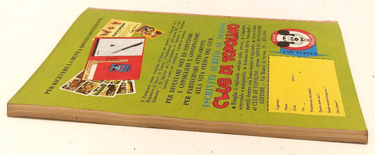 FD- TOPOLINO N.365 COMPLETO DI BOLLINO E FIGURINE- DISNEY MONDADORI- 1962- B-D25