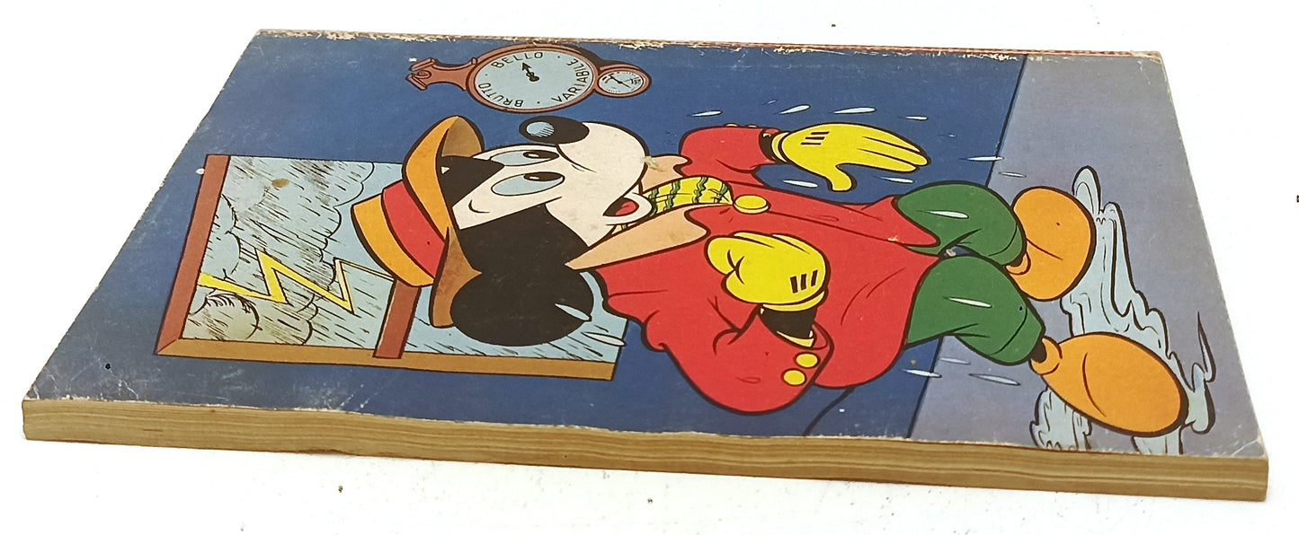 FD- TOPOLINO N.374 COMPLETO DI BOLLINO E FIGURINE- DISNEY MONDADORI- 1963- B-D25