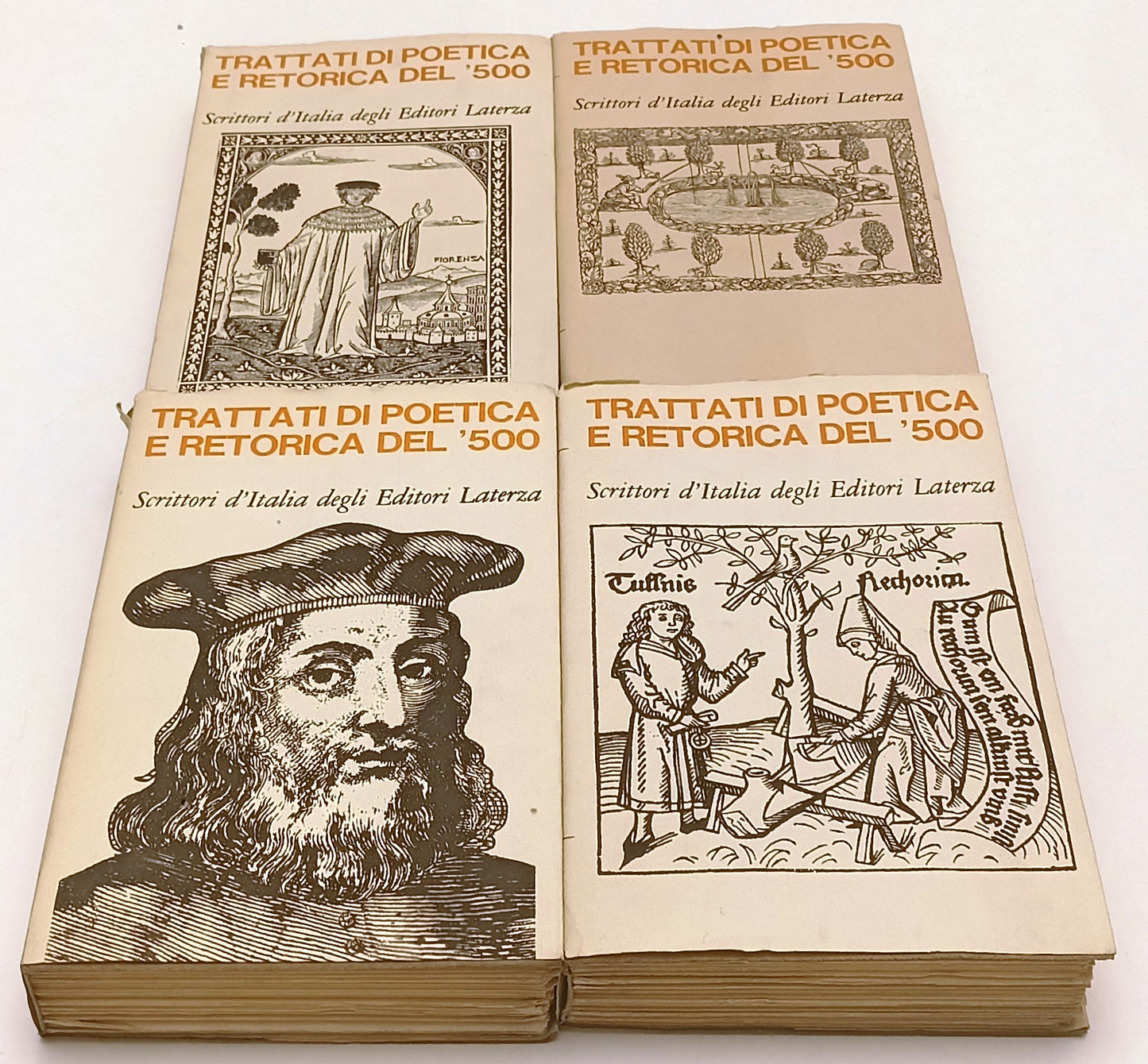 LS- TRATTATI DI POETICA E RETORICA '500 4 VOLUMI - WEINBERG- LATERZA- BS- XFS118