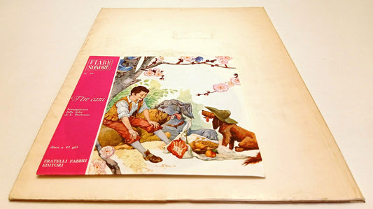 LB- FIABE SONORE N.30 I TRE CANI + disco 45 giri - FABBRI - RVSa737