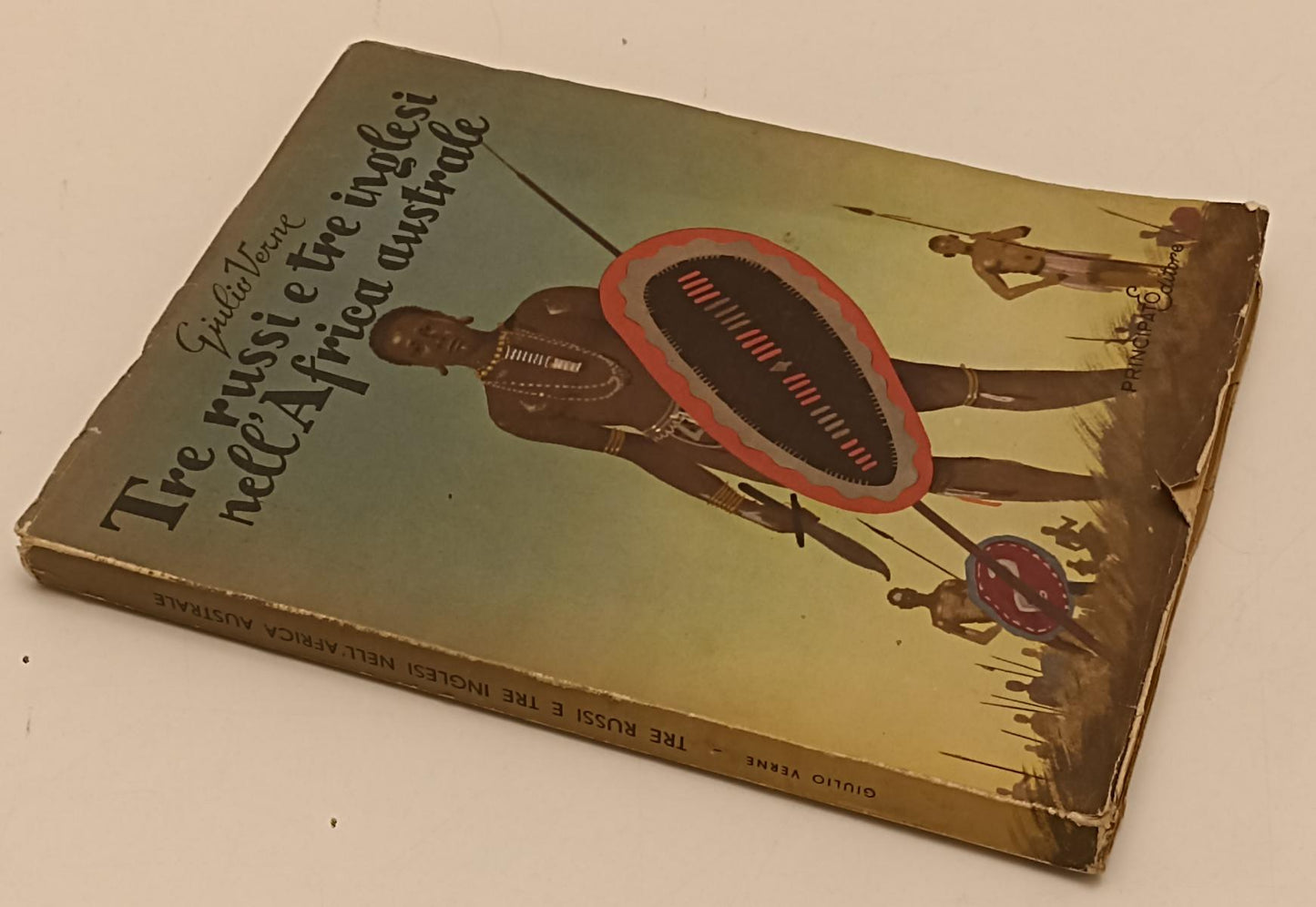 TRE RUSSI E INGLESI NELL'AFRICA AUSTRALE- VERNE- PRINCIPATO--- 1950-B-YFS234