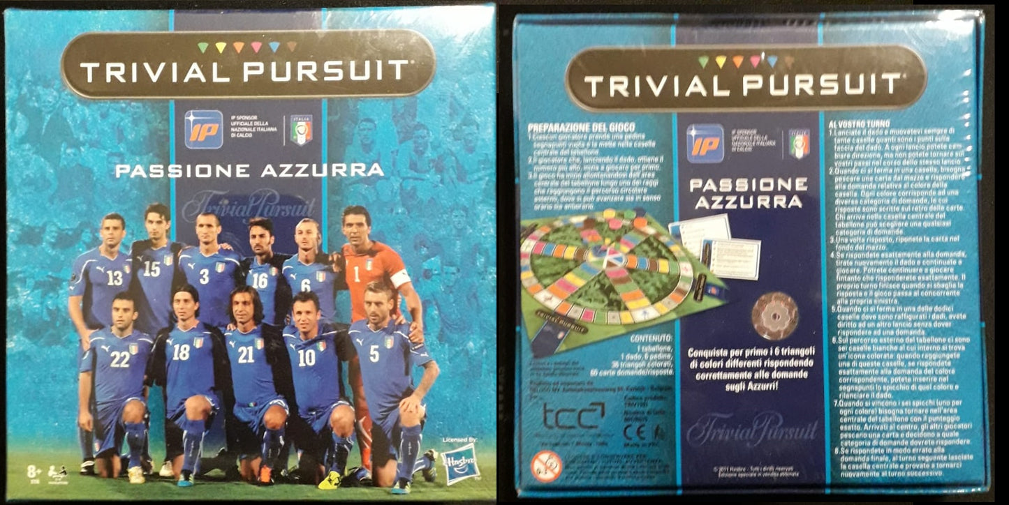 GG- GIOCO DA TAVOLO TRIVIAL PURSUIT PASSIONE AZZURRA IP NUOVO BLISTERATO - SBX