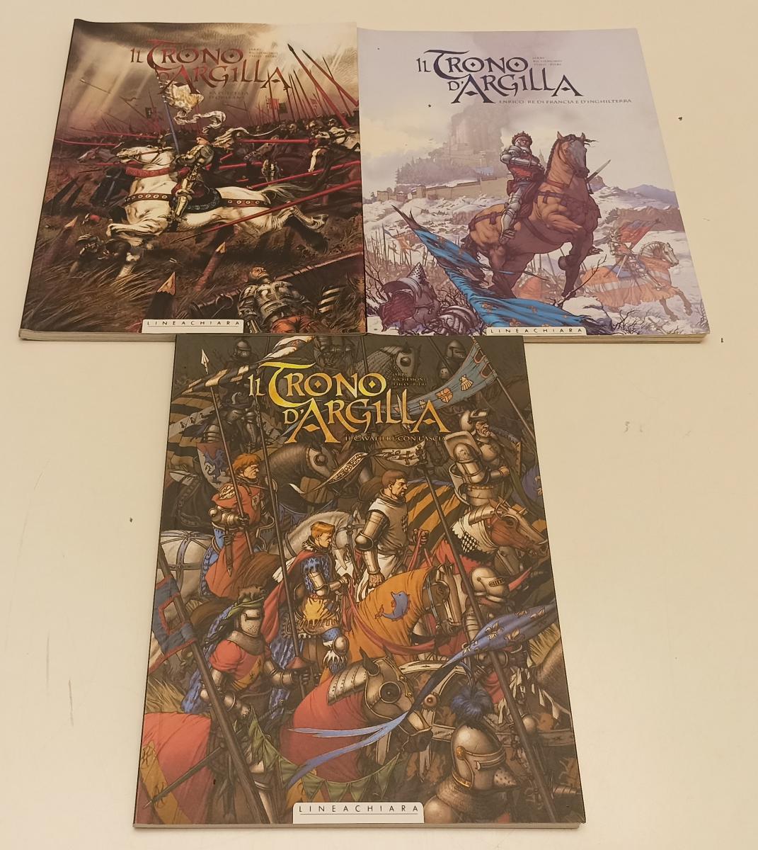 FV- IL TRONO D'ARGILLA VOLUMI 1/3 - JARRY - LINEACHIARA RW LION -- B - C24