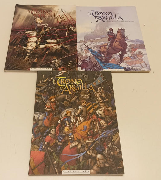 FV- IL TRONO D'ARGILLA VOLUMI 1/3 - JARRY - LINEACHIARA RW LION -- B - C24