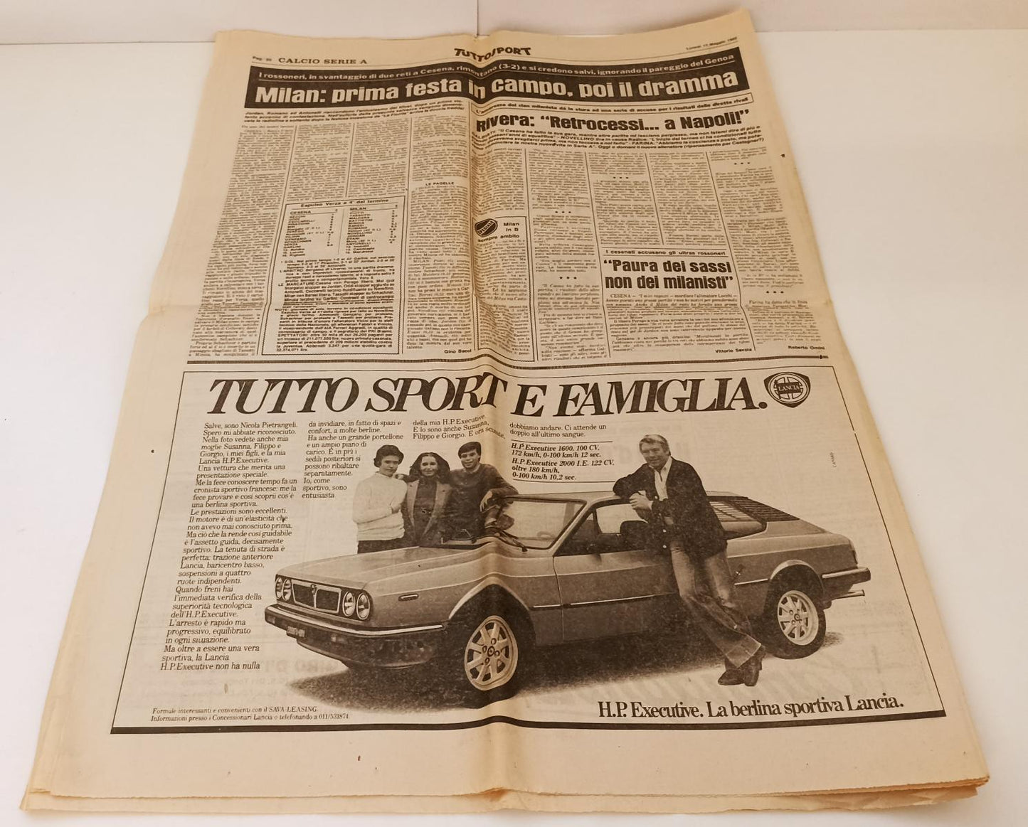 LC- QUOTIDIANO TUTTOSPORT MAGGIO 1982 JUVENTUS VENTESIMO SCUDETTO 20° - RVSa186