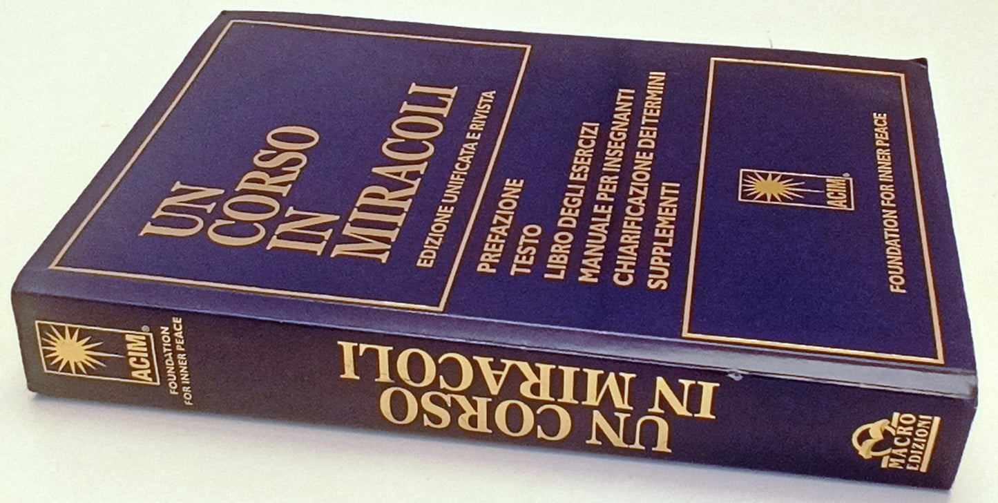 LZ- UN CORSO IN MIRACOLI -- MACRO - FOUNDATION FOR INNER PEACE--- B - YFS598