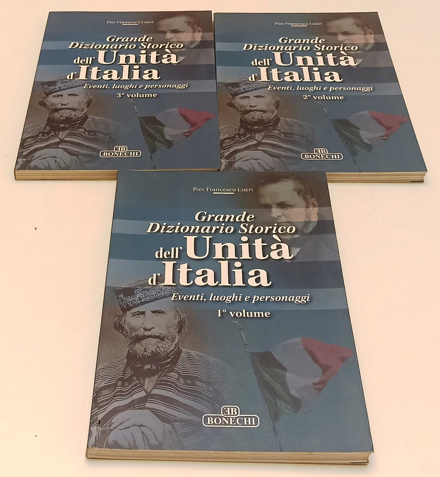 LS- GRANDE DIZIONARIO DELL'UNITA' D'ITALIA 1/3- LISTRI- BONECHI- 2011- B- ZFS156