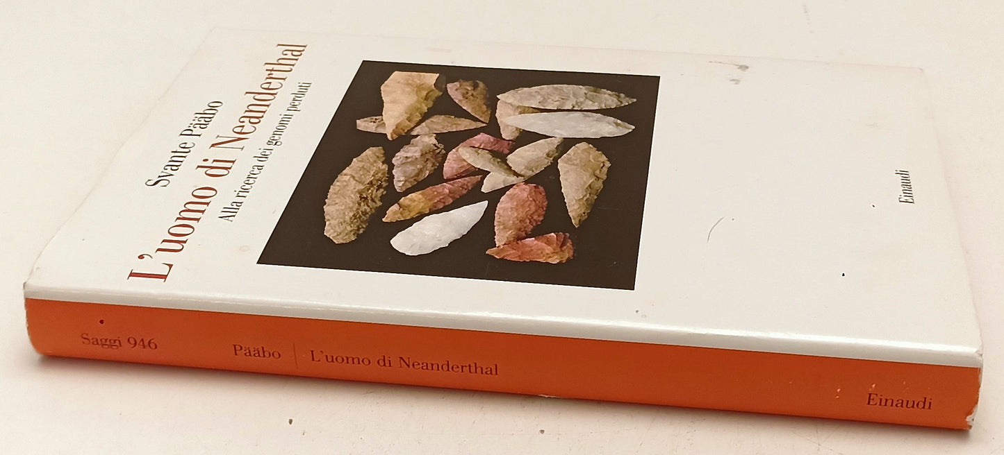 LS- L'UOMO DI NEANDERTHAL GENOMI PERDUTI- SVANTE PAABO- EINAUDI--- 2022- CS- XFS