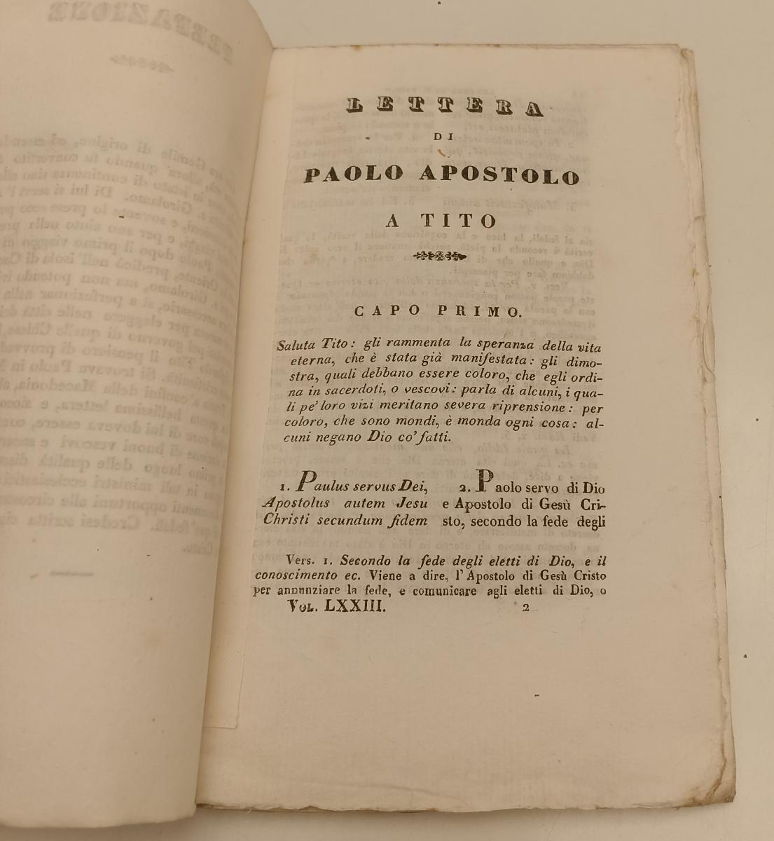 LD- VECCHIO E NUOVO TESTAMENTO I/LXXVIII- MONS. MARTINI- ANTONELLI- 1830- XFS200