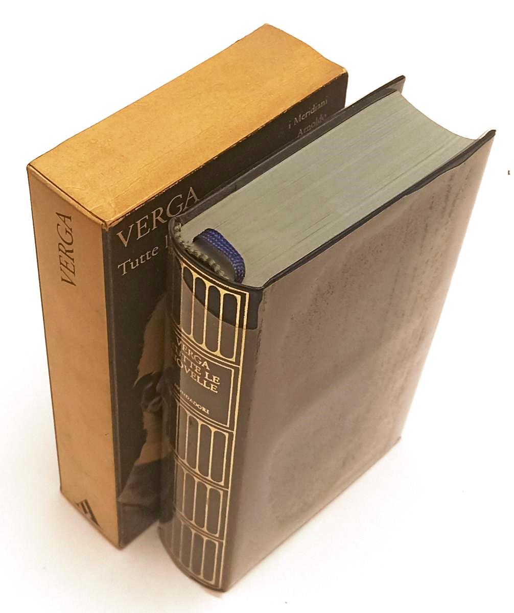 LN- TUTTE LE NOVELLE - GIOVANNI VERGA - MONDADORI - I MERIDIANI -- 1979- CS- XFS