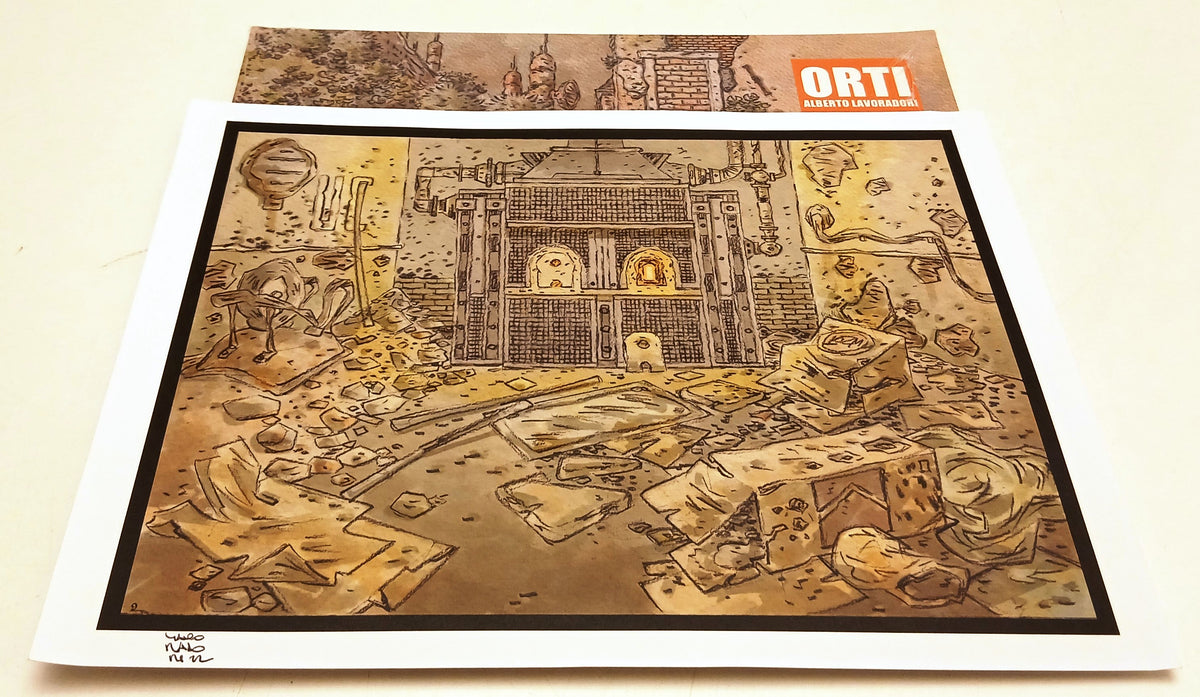 Orti - Alberto Lavoradori - Segni d'Autore - con stampa in omaggio - B26