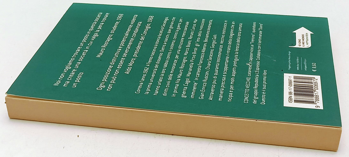 LZ- VIETATO OBBEDIRE- CONCETTO VECCHIO- RIZZOLI- BUR FUTUROPASSATO- 2015- XFS136