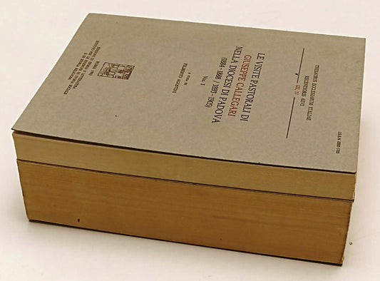 LD- LA VISITA PASTORALE DI GUSEPPE CALLEGARI 2 VOLUMI - AGOSTINI- 1981- B- XFS64