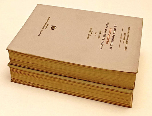 LD- LA VISITA PASTORALE DI LUIGI PELLIZZO 2 VOLUMI - LAZZARINI - 1973 - B- XFS64