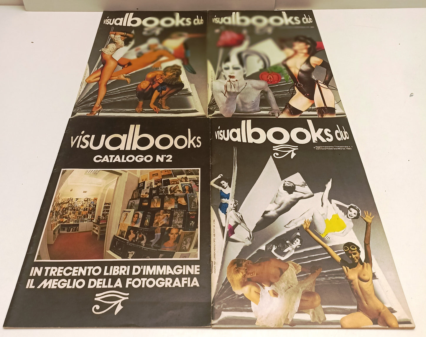 LX- LOTTO RIVISTA VISUALBOOKS CLUB 4 NUMERI ANNI OTTANTA - RVSa499