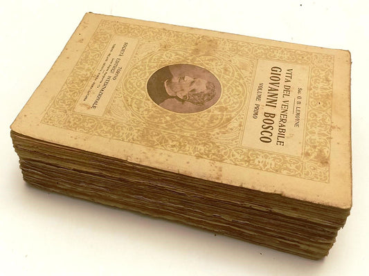 LD- VITA DEL VENERABILE GIOVANNI BOSCO VOLUMI 1/2 - G.B. LEMOYNE- 1927- B- XFS99