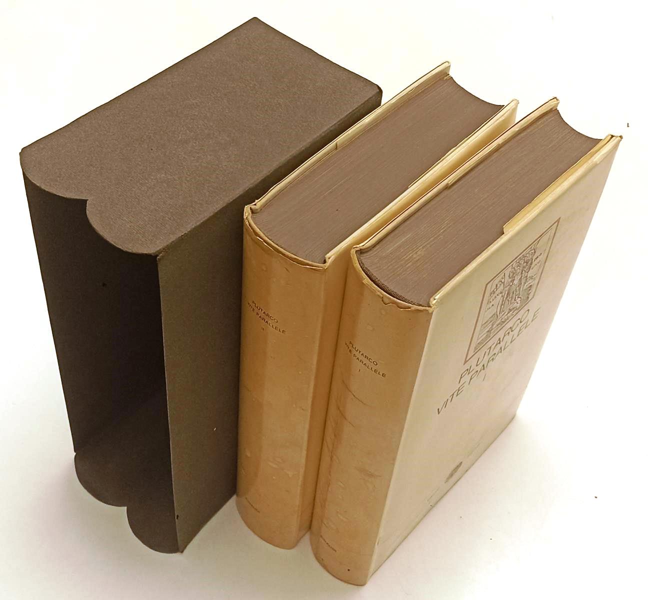 LN- VITE PARALLELE 2 VOLUMI - PLUTARCO - EINAUDI - I MILLENNI--- CS- XFS