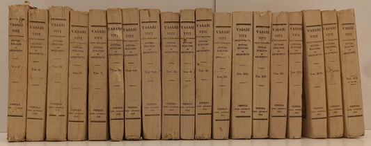 LH- VITE DE PIU' ECCELLENTI PITTORI I/XIX - VASARI- ANTONELLI- 1828/1830- XFS202