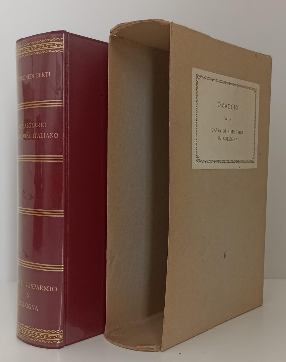 Vocabolario Bolognese Italiano- Coronedi Berti- Aldo Martello- anastatica-ZFS383