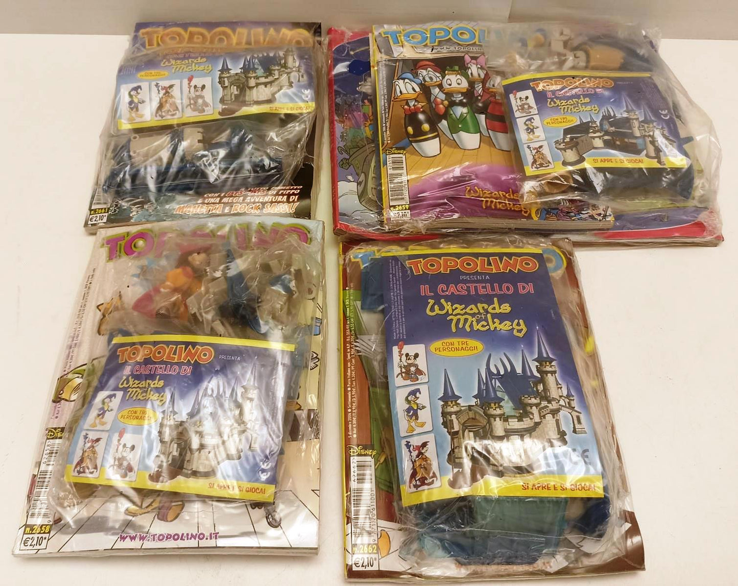 FD- GADGET IL CASTELLO DI WIZARDS OF MICKEY TOPOLINO 2657/2662 BLISTERATI - B25