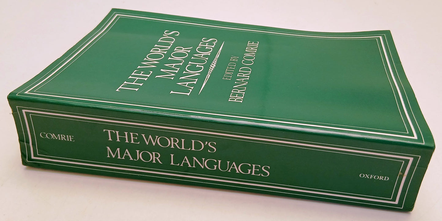 LZ- THE WORLD'S MAJOR LANGUAGES - BERNARD COMRIE - OXFORD --- 1990 - B - ZFS74