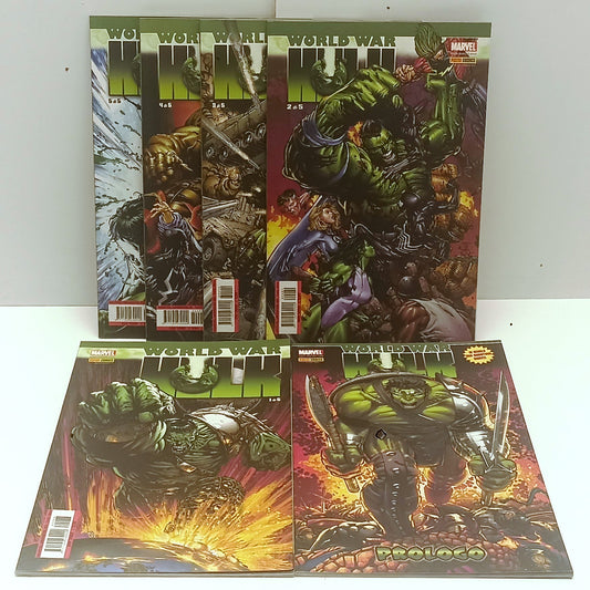 FS- WORLD WAR HULK 1/5 + PROLOGO COMPLETA -- PANINI - 2008 - B - F25