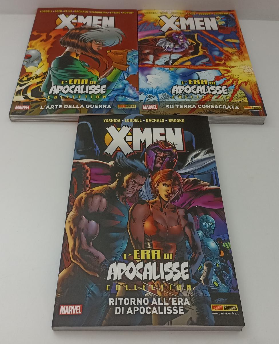 FV- X-MEN L'ERA DI APOCALISSE COLLECTION 1/7 COMPLETA -- MARVEL PANINI -- B- F23
