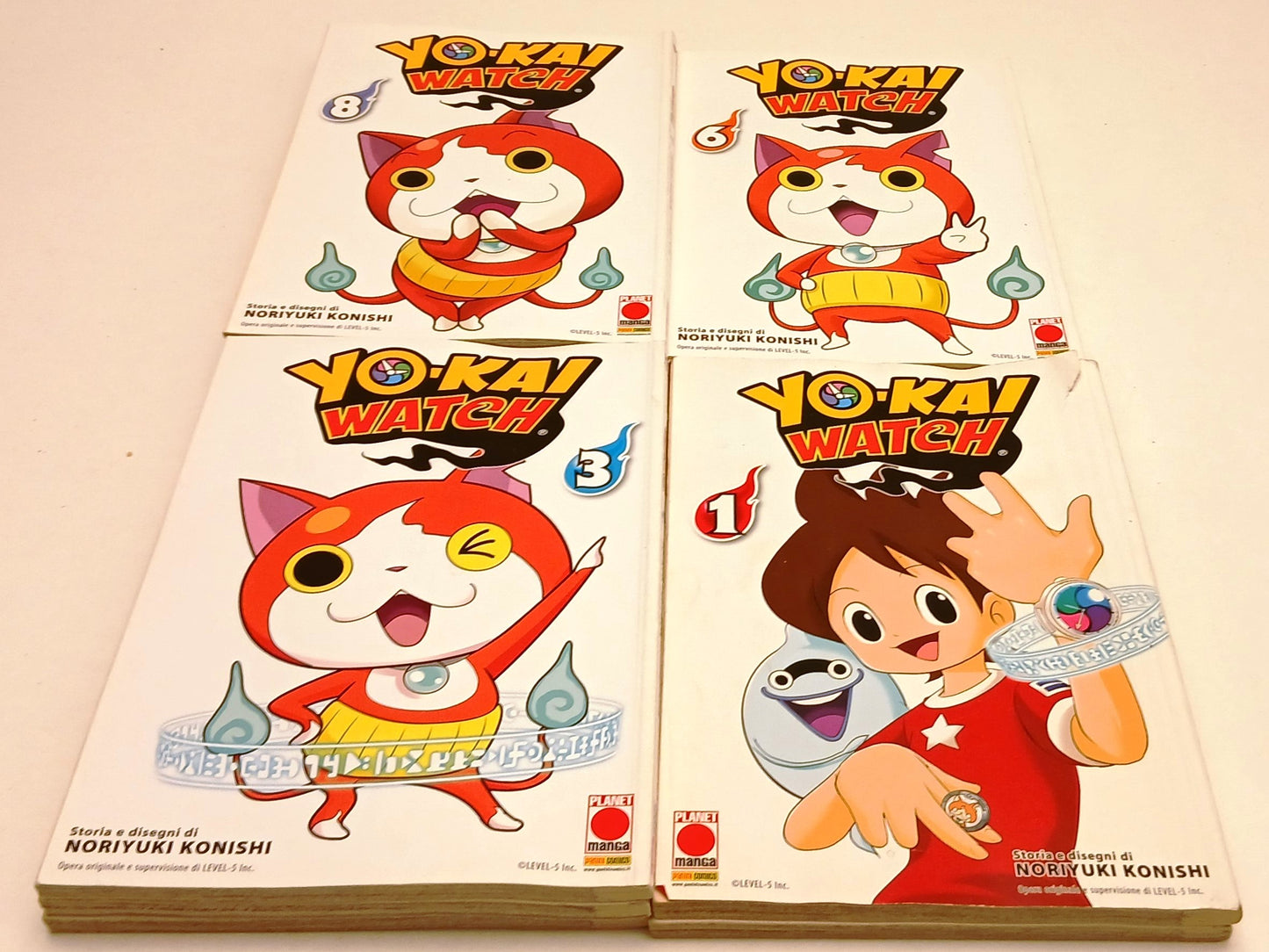 FM- YO-KAI WATCH 1/10 COLLEZIONE COMPLETA- NORIYUKI KONISHI- PLANET MANGA-B- L25